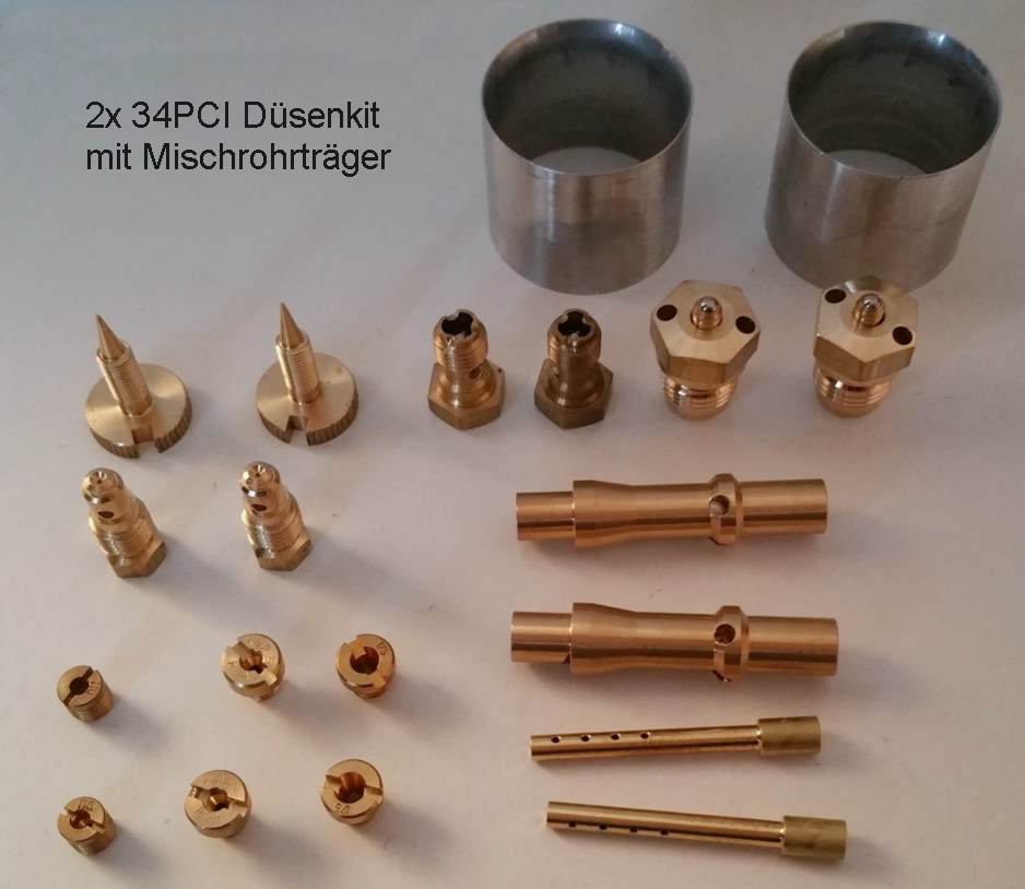 34-PCI Düsenkit m. Mischrohr
